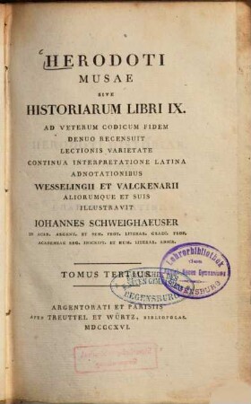 Herodoti Musae sive historiarum libri IX, 3