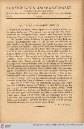 Nr. 23 (5. März 1920)