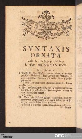 Syntaxis ornata.