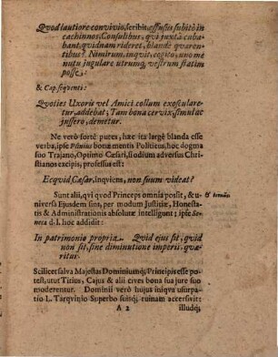 Dissertatio Tertia, De Majestatis Crimine, Ejusque Jure