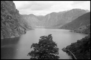 Flåm: Aurlandfjord, von oben