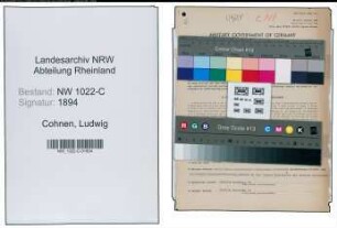 Entnazifizierung Ludwig Cohnen , geb. 16.05.1897 (Jurist)