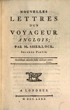 Lettres D'un Voyageur Anglois, 2