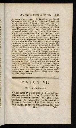 251-298, Caput VII.
