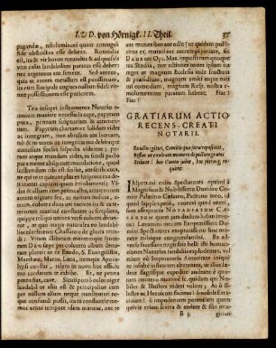 Gratiarum Actio Recens - Creati Notarii.