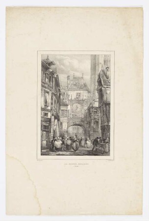 La grosse horloge à Rouen