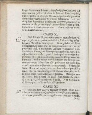 Casus XI. [bis Casus XX.]