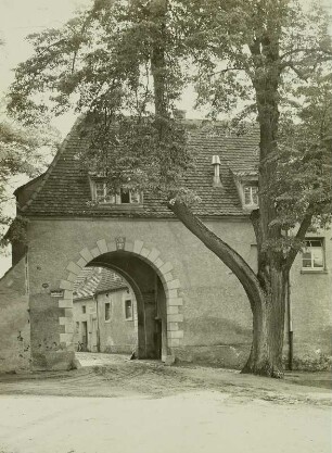 Lampertswalde, Einfahrt zum Rittergut