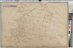 Nienborg (Heek), Umlegung Nienborg, Zuteilungskarte Nienborg Flur 25