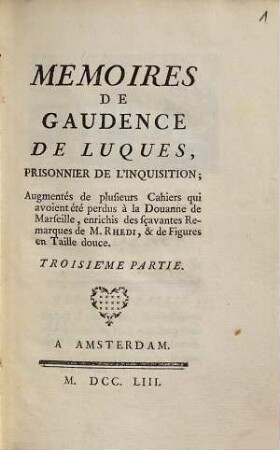 Mémoires de Gaudence de Luques, 3