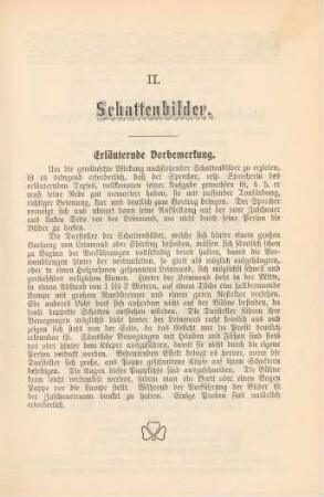 II. Schattenbilder