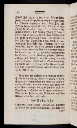 122-133, ... das Jubeljahr angeordnet, auch solchem ....