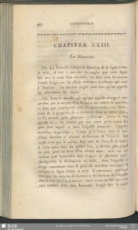 Chapitre XXIII. La Boussole