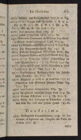 137-140, Duodecimo