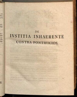 De Iustitia inhaerente contra pontificios.