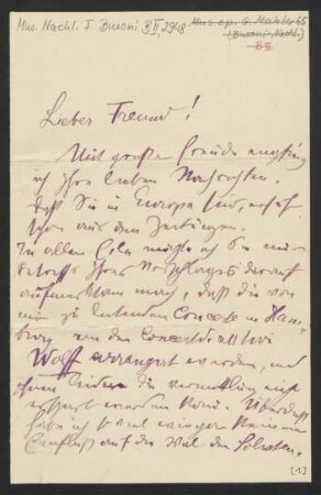 Brief an Ferruccio Busoni : 30.06.1894