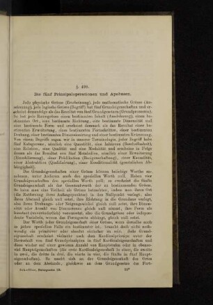 Abschnitt XVI. Der Verstand.