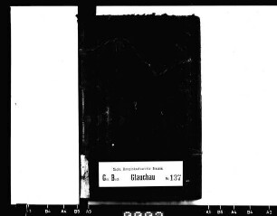 Gerichtshandelsbuch für die Vorstädte von Glauchau (Forderglauchauer Anteil), Bd. 1