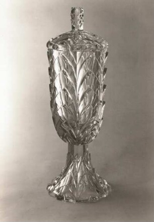 Pokal : Pokal (VEB Glaswerk Weißwasser; Bleikristall; Höhe ca. 50 cm)