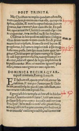 Dominica Decimaquarta post trinitatis ...