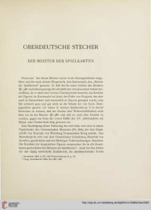 Oberdeutsche Stecher