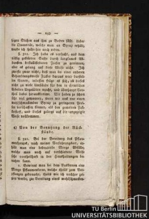 4) Von der Benutzung der Rückstände.