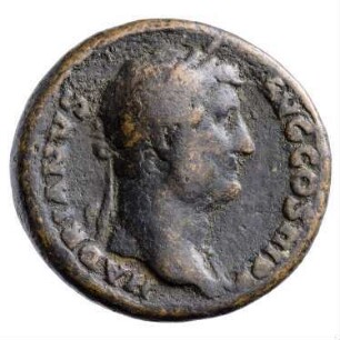 Münze, Dupondius, 134 - 138 n. Chr.