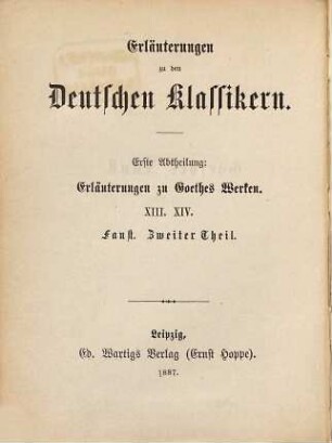 Goethes Faust, 2