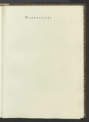 Bruderliebe