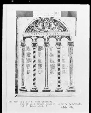 Kleines Evangeliar, fol 2