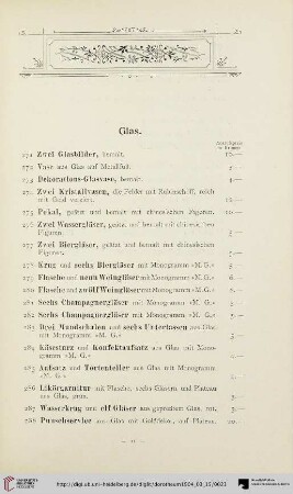 Glas (Nr. 271-303)