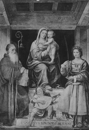 Madonna mit den Heiligen Antonius und Barbara