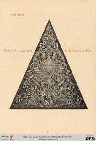 Chapter IV. Roman Villas at mid-altitude