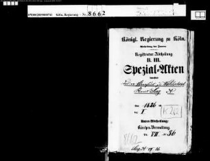 Das evangelische Pfarrhaus zu Wahlscheid