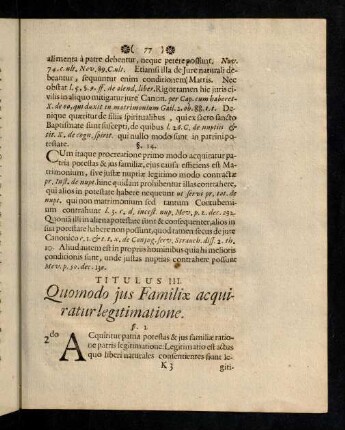 77-83, Titulus III - IV