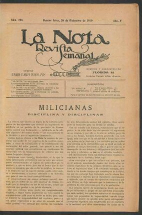 Milicianas : Disciplina y disciplinas