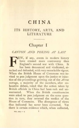 Chapter I. Canton and Peking at last