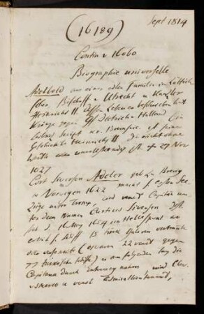 16189-16210, Sept. 1814 Contin. v. 16060 Biographie universelle... - Ehemalige Reichsstädte