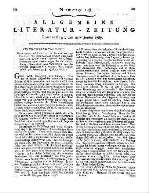 Das östereichische Militär betreffende Schriften. Bd. 1. Frankfurt, Leipzig: Crusius 1786