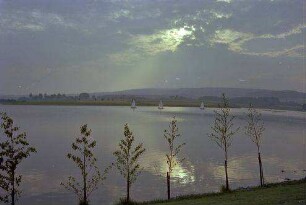 Weißenstadt: Abendstimmung am See