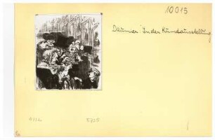 Honore Daumier (1808-1879). In der Kunstausstellung