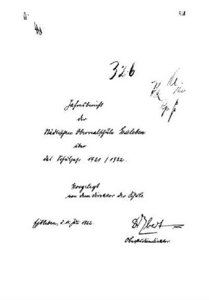 1921/22: Jahresbericht der Städtischen Oberrealschule zu Eisleben ... - 1921/22