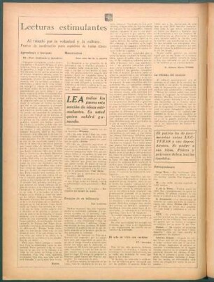 Memorandum : Para cada día de la semana