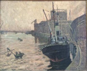unbenannt [Netzfischer im Hamburger Hafen]