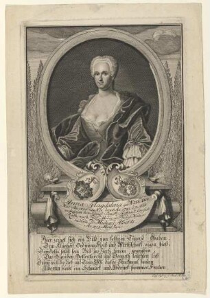 Bildnis der Anna Magdalena Alberti, geb. Wendtin