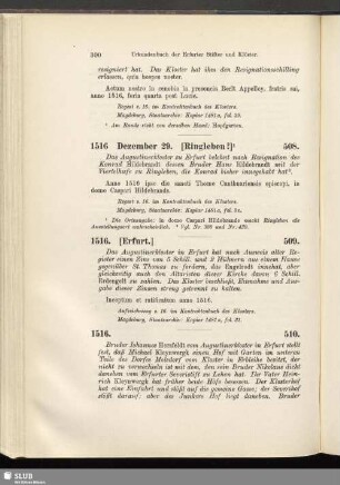 508. 1516, Dezember 29. [Ringleben?]