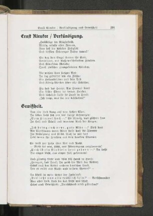 Gewißheit.