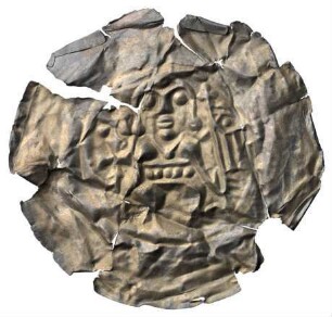 Fundmünze, Brakteat, 1200 - 1230