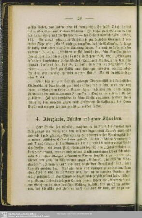 4. Aberglaube, Jesuiten und graue Schwestern