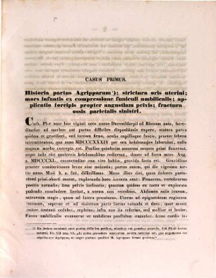 Partus memorabiles in clinico obstetrico Bonnensi nuper observati et annotationibus epicriticis illustrati